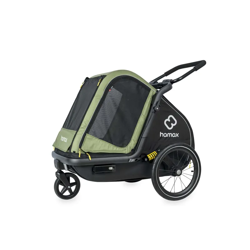 Hamax Pluto Dog Trailer Medium in Green-1