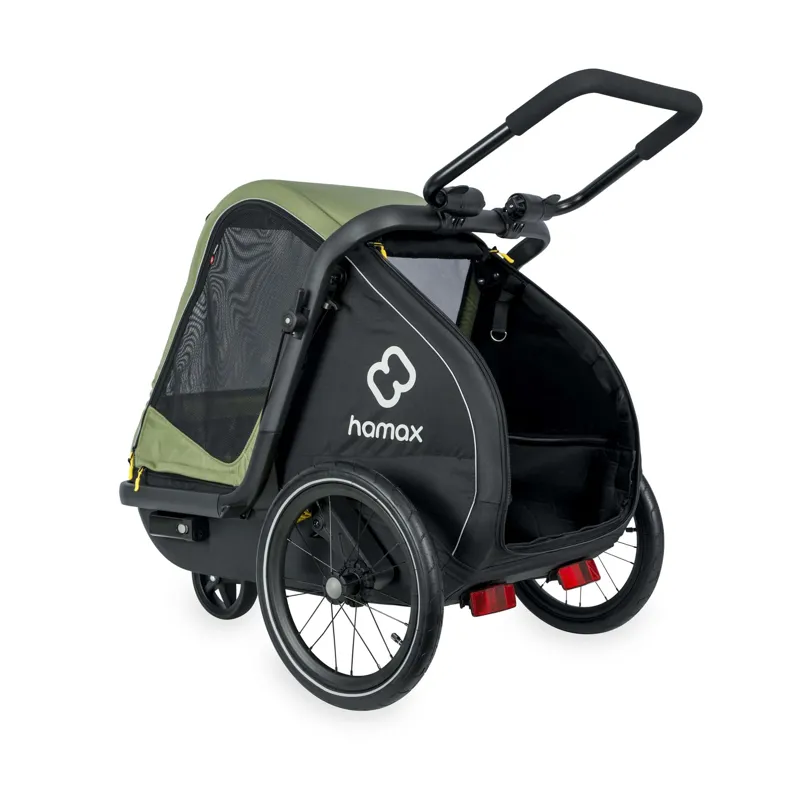 Hamax Pluto Dog Trailer Medium in Green-4