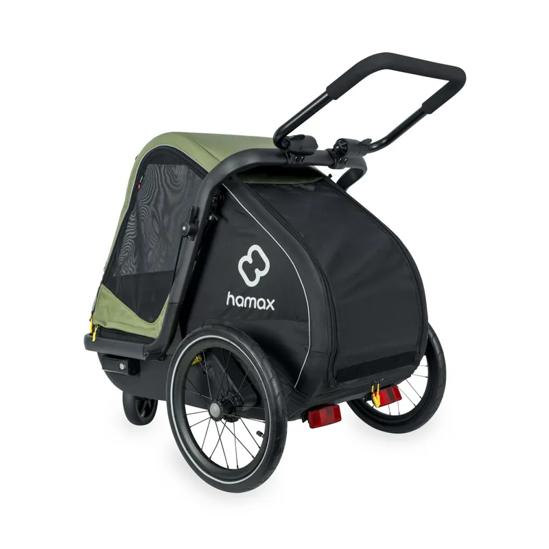 Hamax Pluto Dog Trailer Medium in Green-5