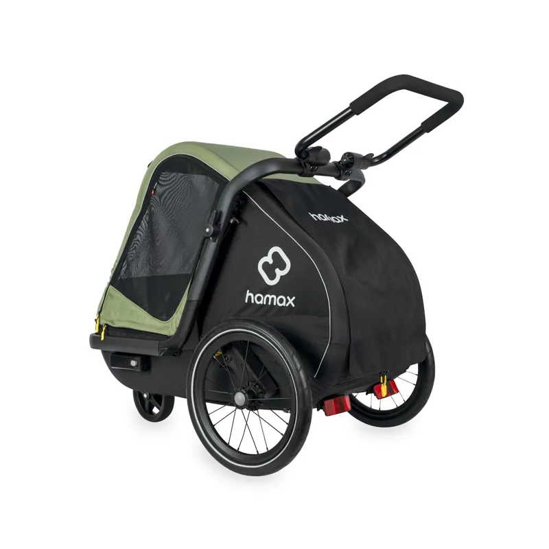 Hamax Pluto Dog Trailer Medium in Green-6