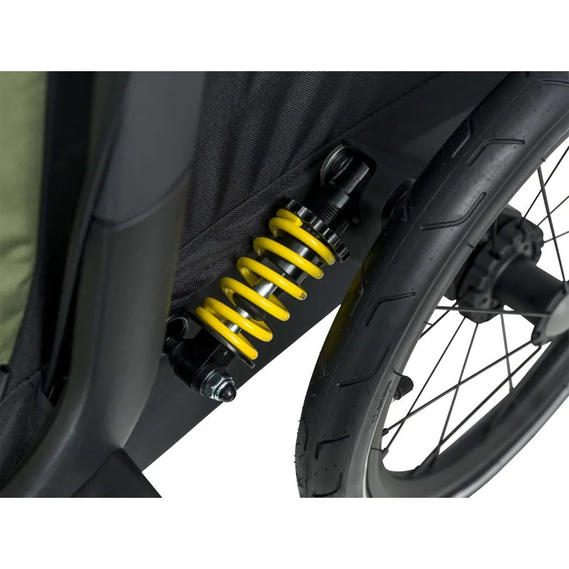 Hamax Pluto Dog Trailer Medium in Green-9