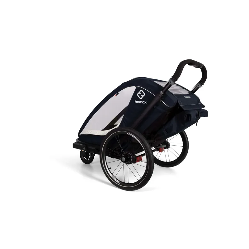Hamax Breeze Child Bike Trailer in Navy/Cream-4