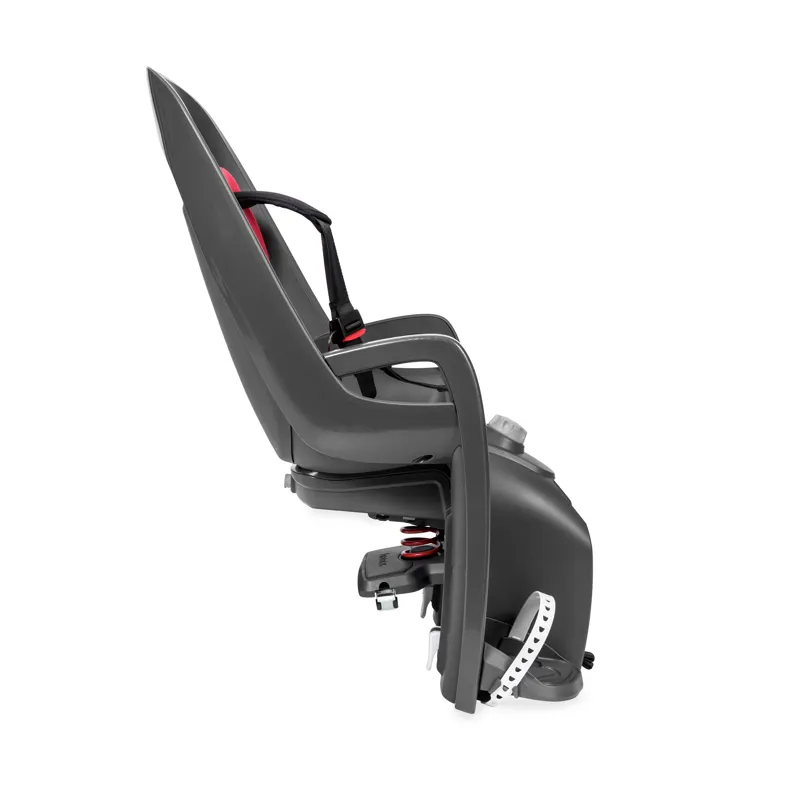 Hamax Caress With Carrier Adapter in Dark Grey with Red Padding-1