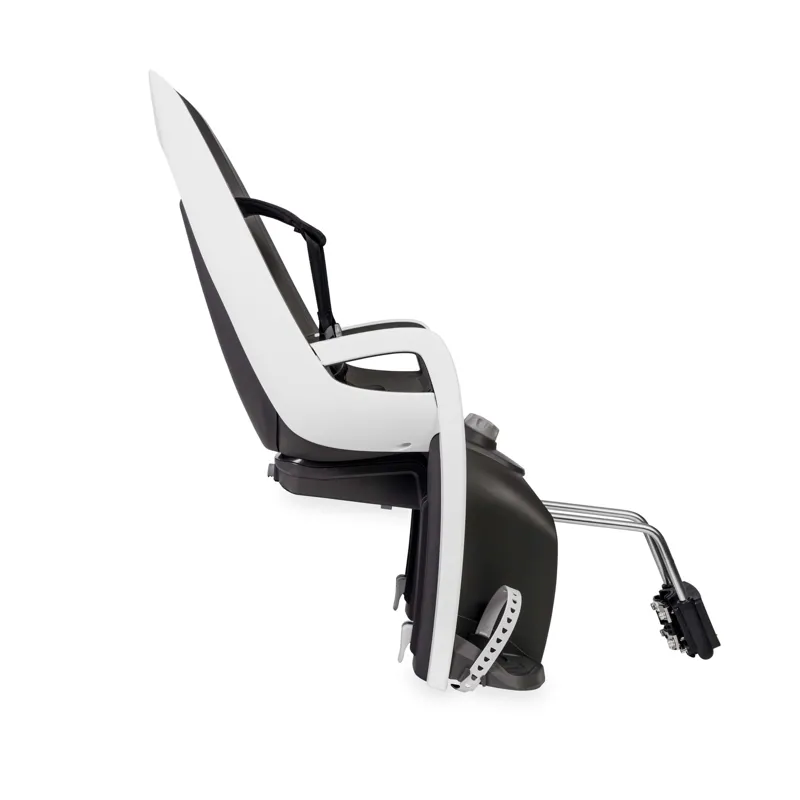 Hamax Caress With Lockable Bracket in White with Black Padding-1