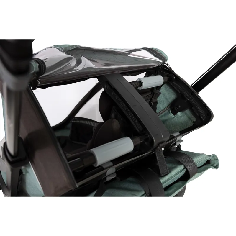 Hamax Cocoon Child Bike Trailer in Green/Black-3