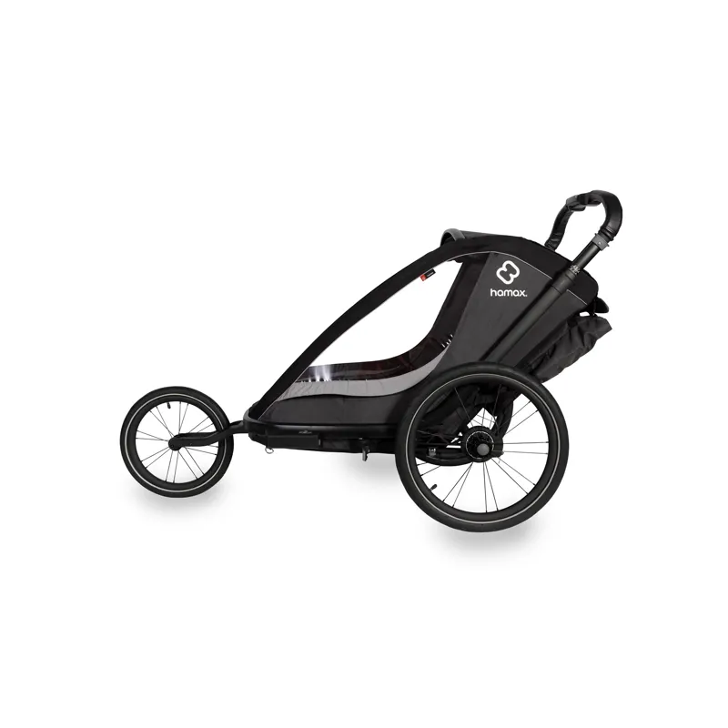Hamax Cocoon Child Bike Trailer in Grey/Black-1