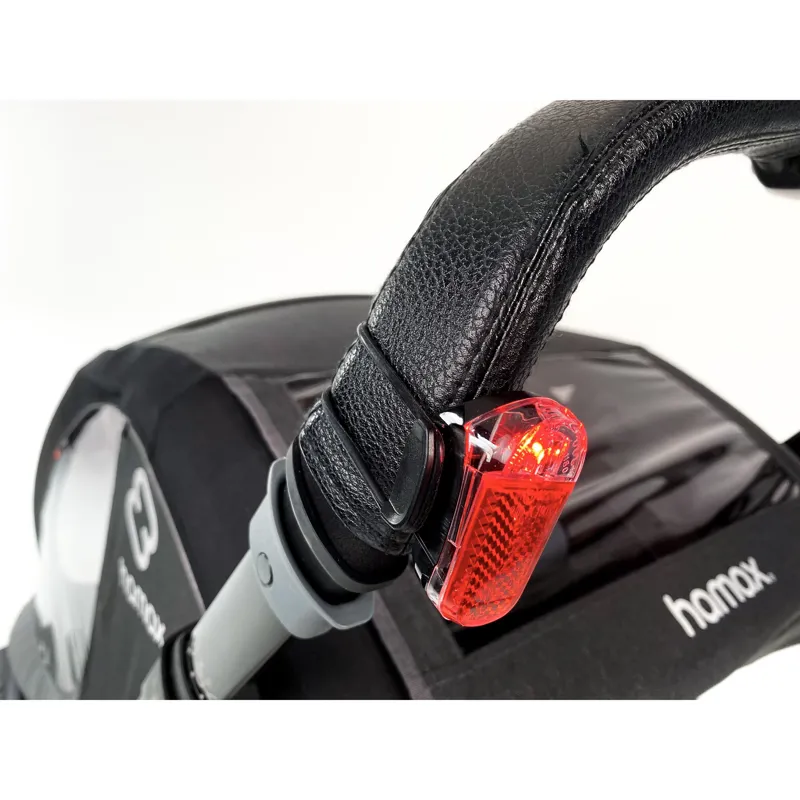 Hamax Cocoon Twin Child Bike Trailer in Grey/Black-9