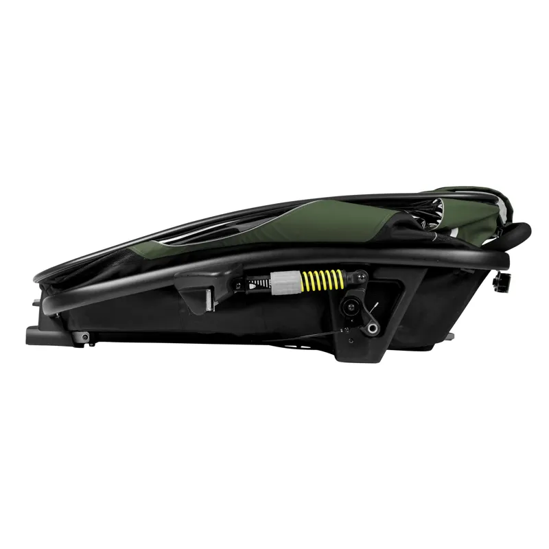  Hamax Outback One Child Bike Trailer in Green/Black-4