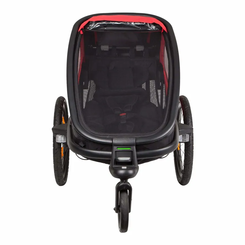 Hamax Outback One Child Bike Trailer in Red/Black-2