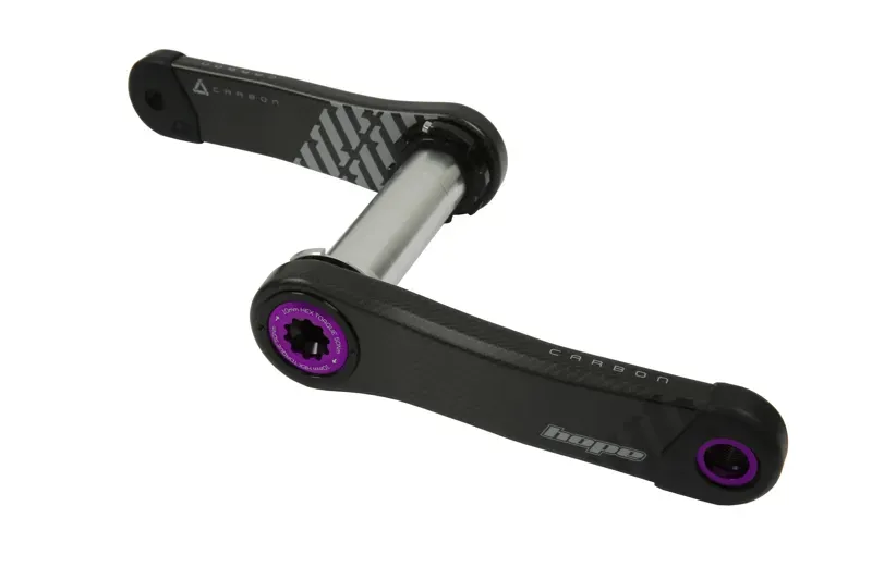 Hope Carbon Crankset 68/73mm in Purple-1