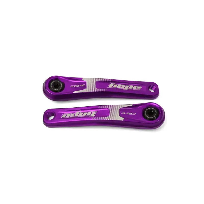 Balfes Bikes Hope E-Bike 165mm Crankset in Purple | Free postage over £30, £10 off first order, price match & 0% finance.