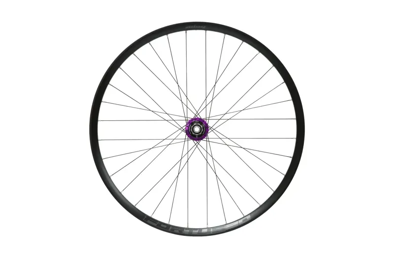 Hope Fortus 30W Pro 5 26in 6-Bolt Rear Wheel 150mm in Black/Purple-1