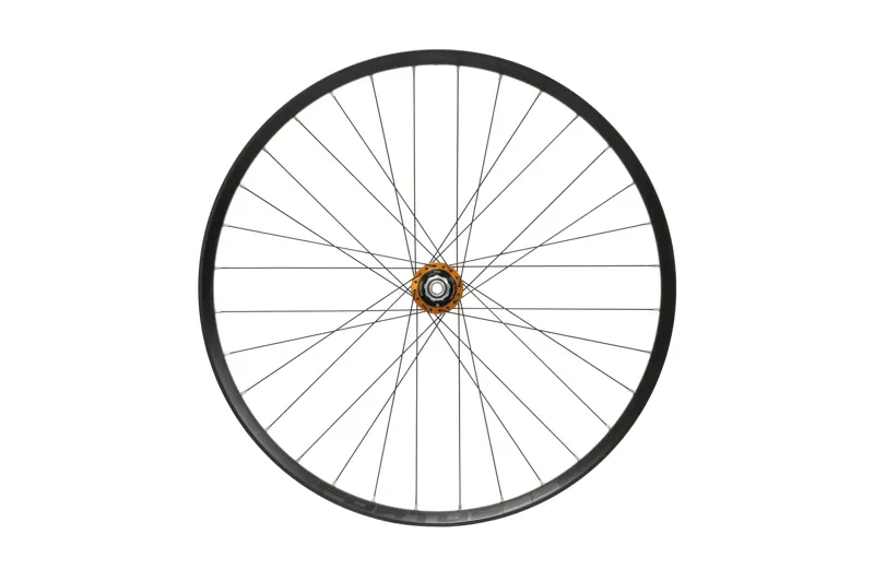 Hope Fortus 35W Pro 5 27.5in 6-Bolt Rear Wheel 142x12mm Black/Orange-4