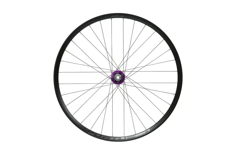 Hope Fortus 30W Pro 5 29in 6-Bolt Front Wheel in Black/Purple-1