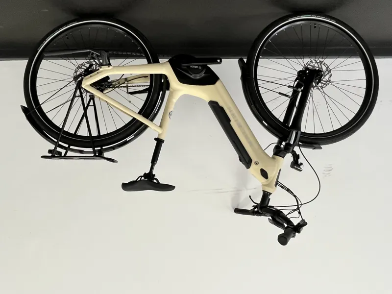EX DISPLAY Raleigh Motus Grand Tour Lowstep Electric Hybrid Bike X-Small 2023 in Cream-1