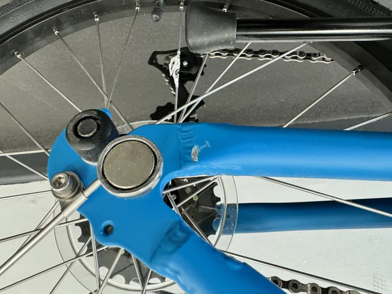 EX DISPLAY Tern Link B7 7 Speed Folding Bike 20 inch Wheels 2022 in Light Blue-4