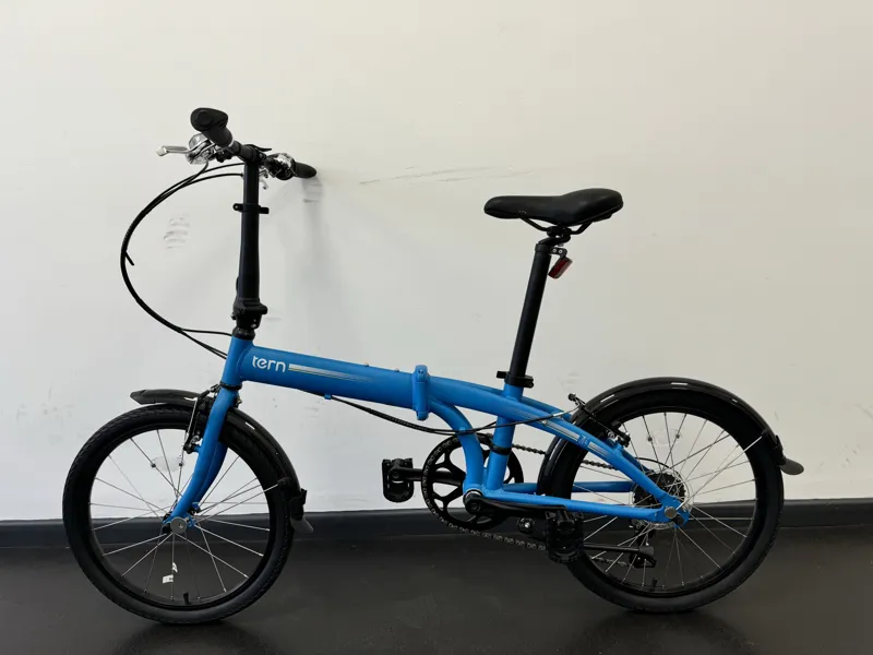 EX DISPLAY Tern Link B7 7 Speed Folding Bike 20 inch Wheels 2022 in Light Blue-1