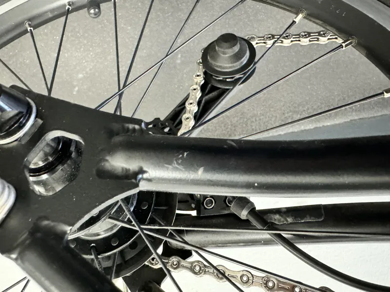 EX DISPLAY Brompton P Line Urban Folding Bike Low 2023 in Storm Grey-3