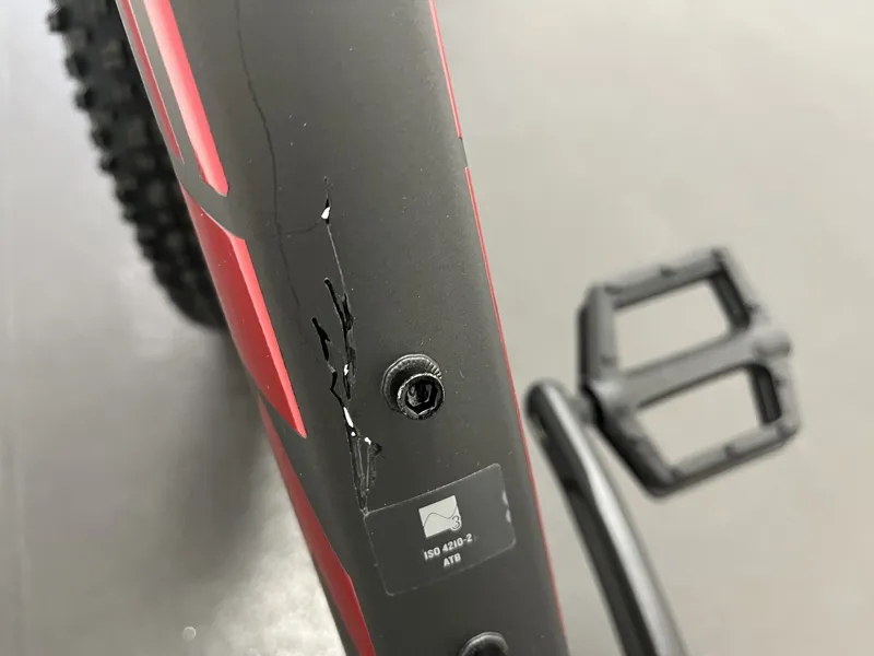 EX DISPLAY Trek Marlin 5 Hardtail Mountain Bike Small 2023 in Matte Dnister Black-2