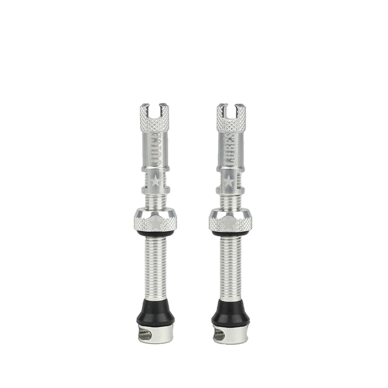 Balfes Bikes Juice Lubes Tubeless Valves 48mm in Silver | Free postage over £30, £10 off first order, price match & 0% finance.