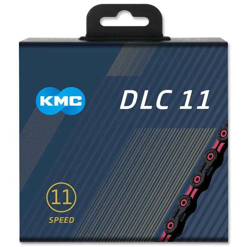 KMC DLC 11 Chain 118L in Black/Pink