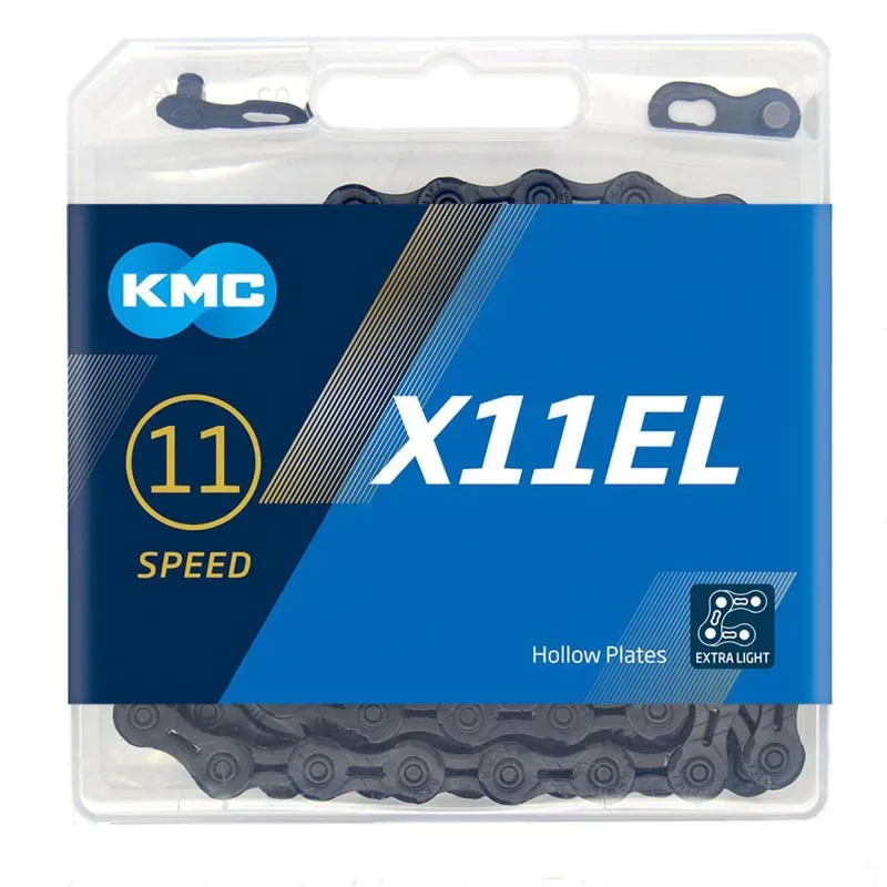 Balfes Bikes Kmc KMC X11EL Chain 118L in Black | Free postage over £30, £10 off first order, price match & 0% finance.