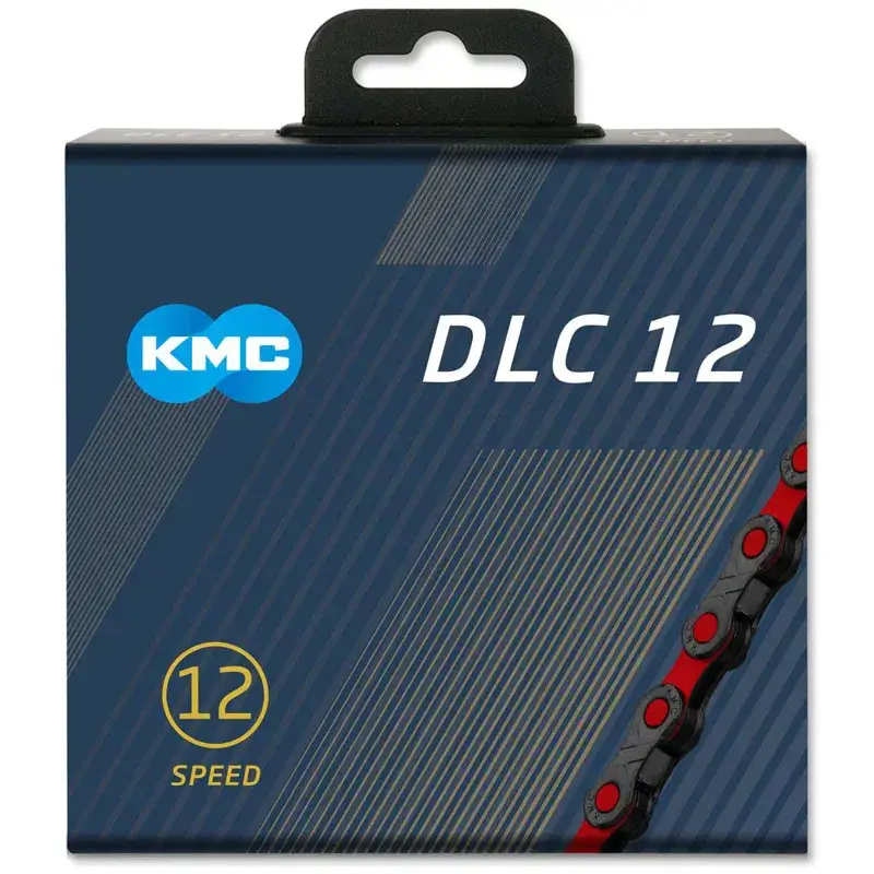 Balfes Bikes Kmc KMC DLC 12 Chain 126L in Black/Red | Free postage over £30, £10 off first order, price match & 0% finance.