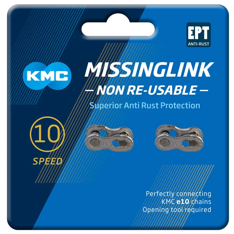 KMC Missing Link 10X Joining Link in Silver