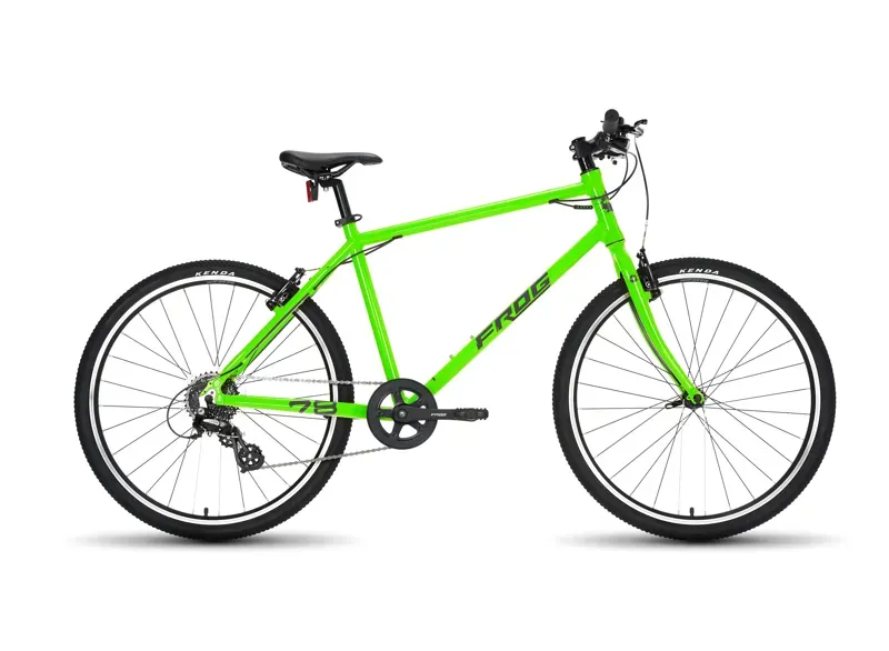 Frog Bikes Frog 78 Kids Hybrid Bike 2024 In Neon Green