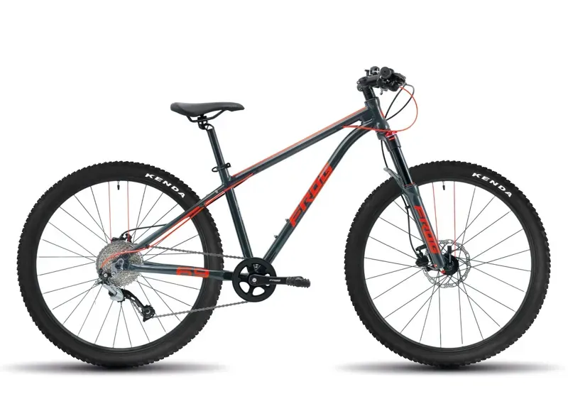 Frog Bikes Frog MTB 69 Kids Mountain Bike 2024 in Metallic Grey/Neon Red