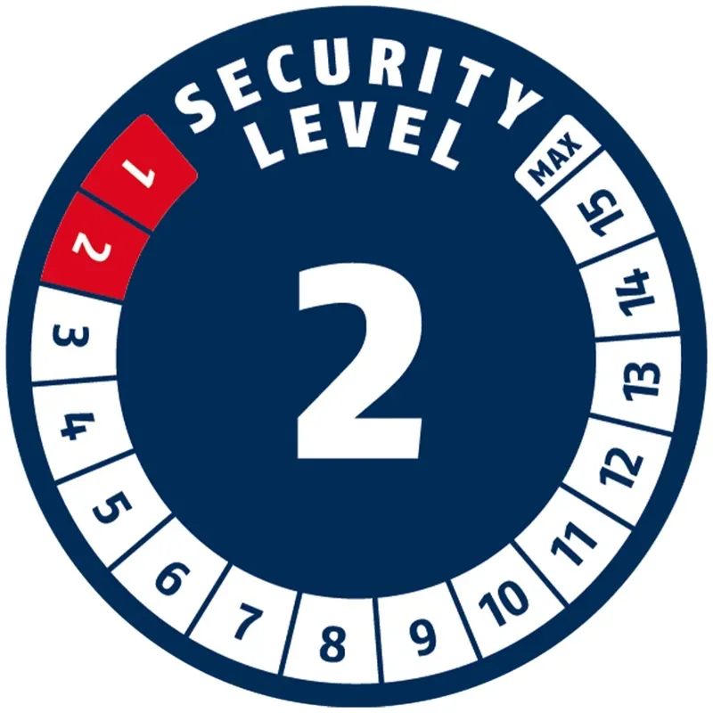 ABUS 1200 Web Colour Combination Lock Chain 60cm in Black-1