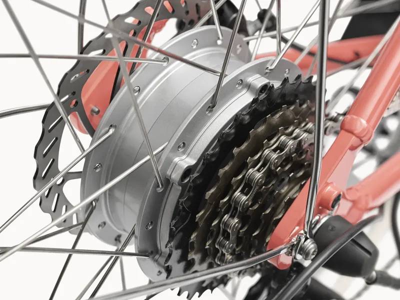 Electra Loft Go! 7D EQ Step-Thru Electric Hybrid Bike 2024 in Coral Fade-4