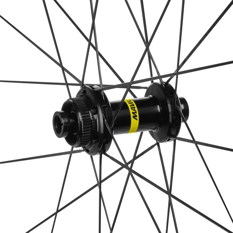 Mavic Ksyrium 30 Disc Centre Lock 700c Shimano HG Road 11/12 Road Wheel Pair in Black-2