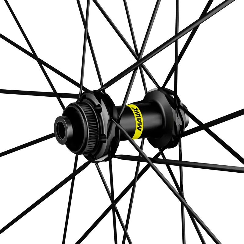 Mavic Ksyrium SL Disc Centre Lock 700c XDR Road Wheel Pair in Black-2