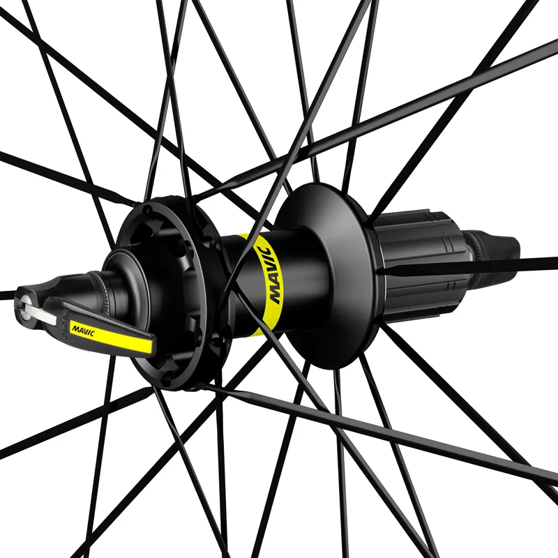 Mavic Ksyrium SL Rim Brake 700c Shimano HG Road 11/12 Road Wheel Pair in Black-2