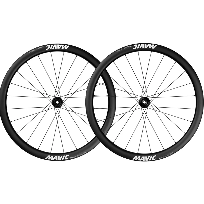 Mavic Cosmic S 42 Disc Centre Lock Brake 700c Shimano HG Road 11/12x Rear Road Wheel in Bl