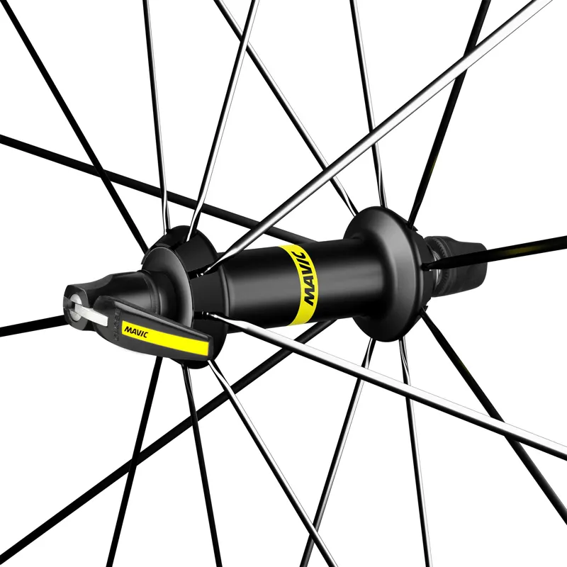 Mavic Cosmic SLR 40 Rim Brake Quick Release Front Road Wheel in Black-1