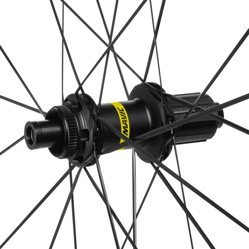 Mavic Cosmic SLR 45 Disc Centre Lock 700c Shimano HG Road 11/12 Road Wheel Pair in Black-4