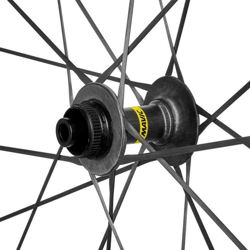 Mavic Cosmic Ultimate 45 Disc Centre Lock Shimano HG Road 11/12 Road Wheel Pair in Black-2