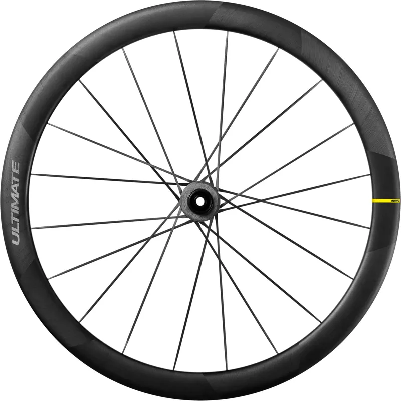 Mavic Cosmic Ultimate 45 Disc Centre Lock Campagnolo 9/12 Road Wheel Pair in Black-2