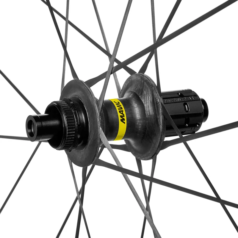 Mavic Cosmic Ultimate 45 Disc Centre Lock Shimano HG Road 11/12 Road Wheel Pair in Black-4