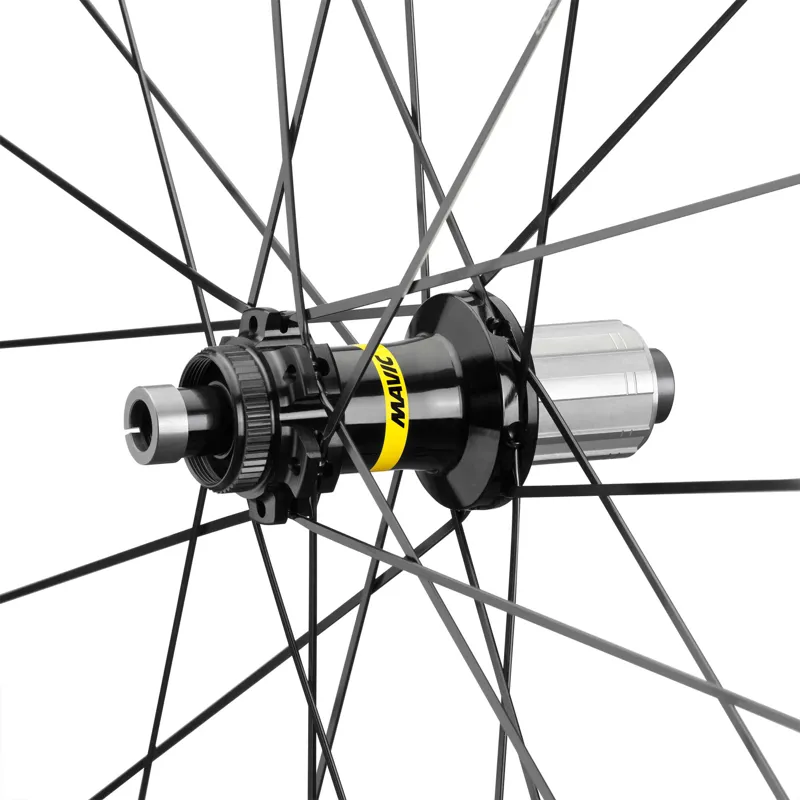 Mavic Allroad Disc Centre Lock 700c Shimano HG Road 11/12 Gravel Wheel Pair in Black-4