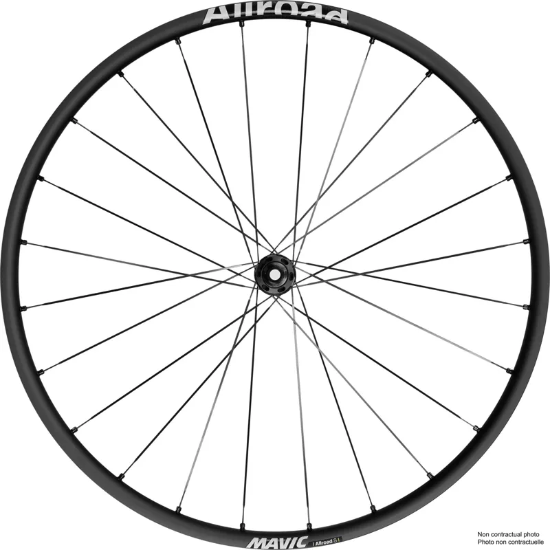 Mavic Allroad S Disc Centre Lock 700c Campagnolo 9/12 Gravel Wheel Pair in Black-1