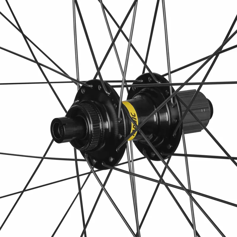Mavic E-Speedcity 1 Centrelock 700c Shimano HG Road 11/12 Rear Road Wheel in Black-1