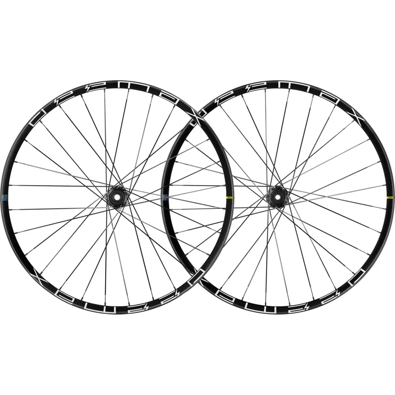 Mavic E-Deemax 30 29in 6 Bolt Boost Shimano HG Road 11/12 Road Wheel Pair in Black