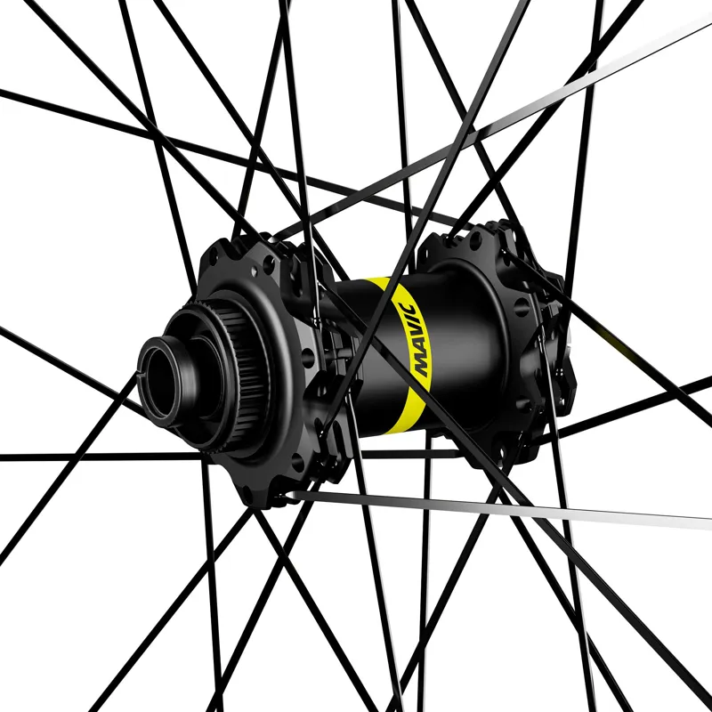 Mavic E-Deemax S 30 29in Centre Lock Boost Shimano Microspline Road Wheel Pair in Black-2