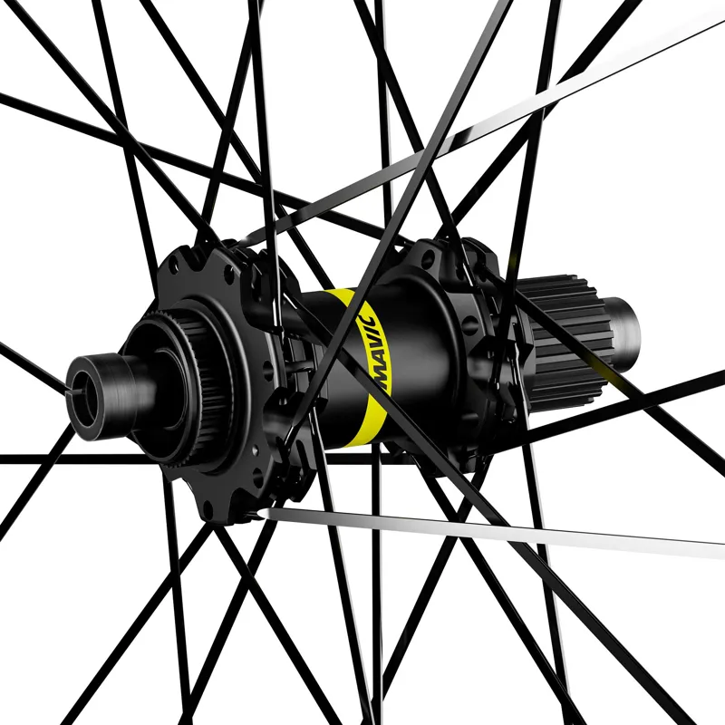 Mavic E-Deemax S 30 29in Centre Lock Boost Shimano Microspline Road Wheel Pair in Black-4