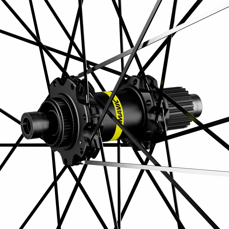 Mavic E-Deemax S 30 29in 6 Bolt Boost XD Shimano HG Road 11/12 Rear Road Wheel in Black-1