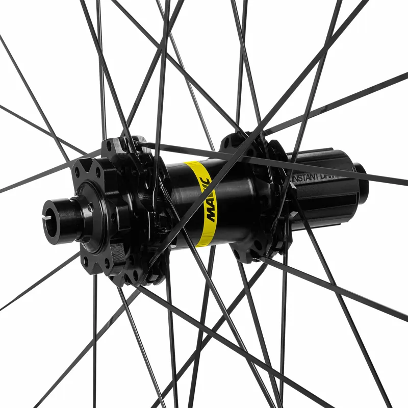 Mavic E-Deemax S 35 27.5in Centre Lock Boost Shimano Microspline Rear Road Wheel in Black-1