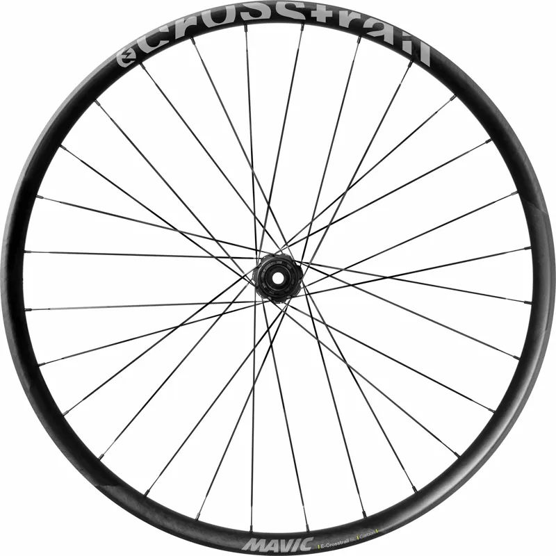 Mavic E-Crosstrail SL Carbon 29 6 Bolt Boost Shimano Microspline Rear MTB Wheel in Black
